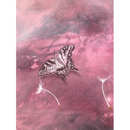Schmetterling und Pustenblume